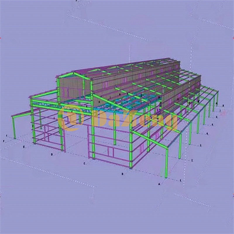 Prefab House Steel Structure Building Pole Barn Tiny Homes Storage Barndo Metal Kits Barndominium