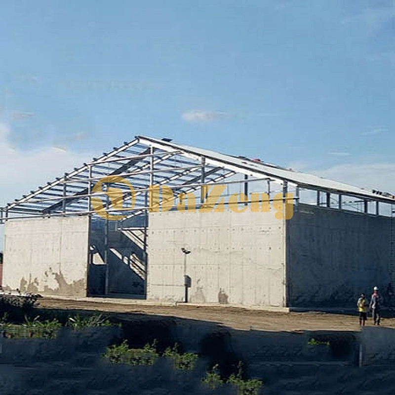 Prefabricated House Steel Structure Building Farm Metal Frame Dairy Barn Shed