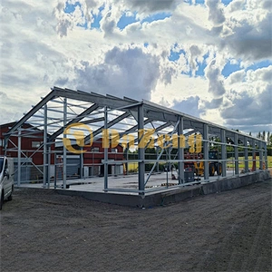Mordern Prefab House Galvanised Main Steel Structure Pre-engineered Storage Building Logistics Prefabricated Warehouse