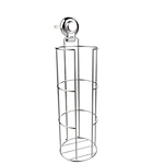 Suction bathroom toilet tissue paper roll storage holder