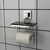 Toilet Paper Holder with Phone Holder for Bathroom