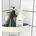 suction cup corner shower caddy