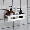 chrome suction shower caddy