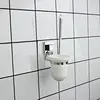 Bathroom Suction Cup Toilet Brush Holder Set