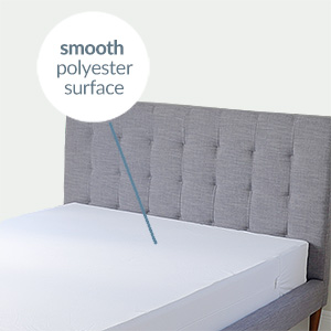 polyester surface, bed bug encasement