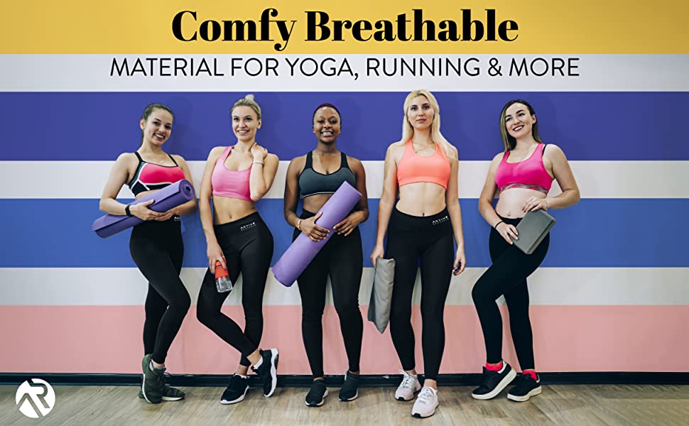 Comfy Breathable material for yoga running and more
