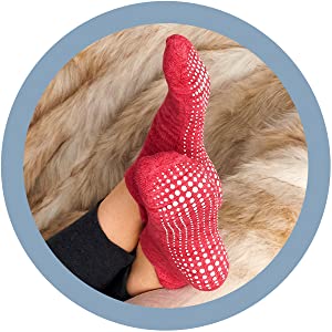 LA Active Grip Socks - Yoga Pilates Barre Ballet Non Slip Covered