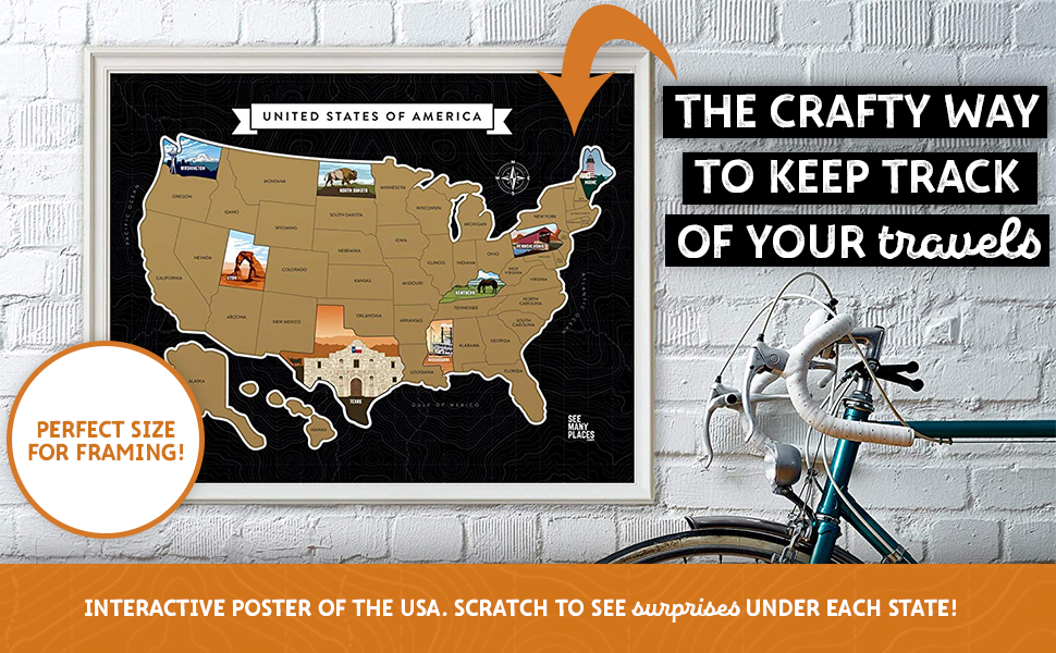 the crafty way to keep track of your travels