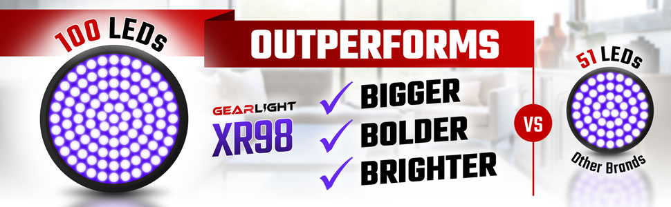 100 LEDs bigger bolder brighter 51 leds
