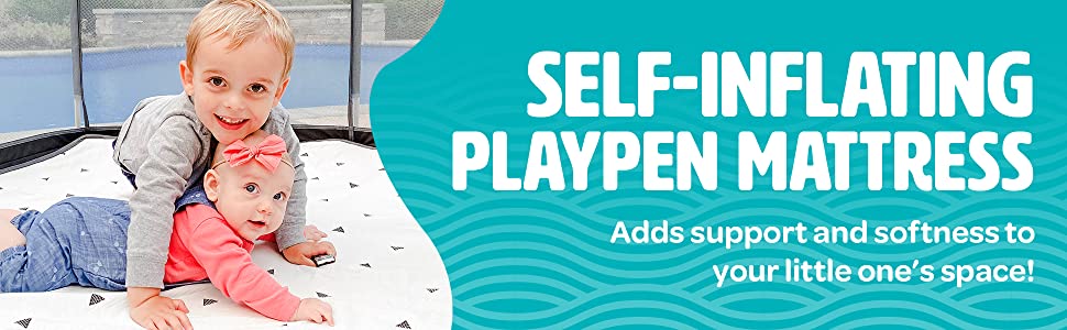 self-inflating playpen mattress