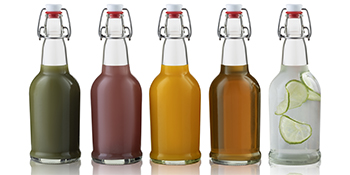 Beer brewing bottles