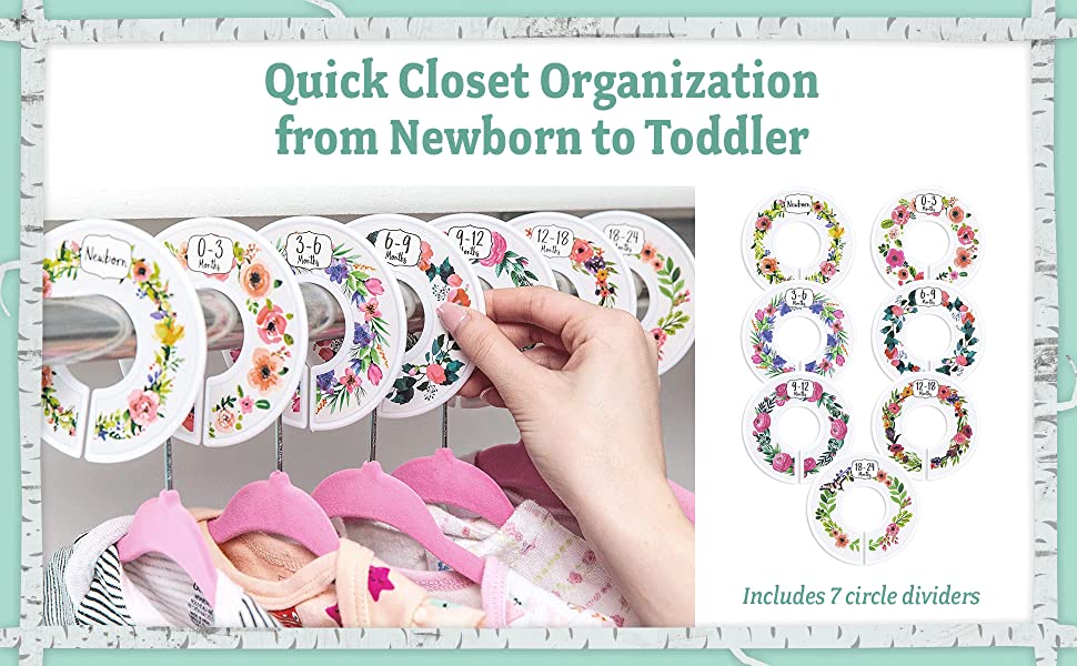 Quick Closet Organization from Newborn to Toddler