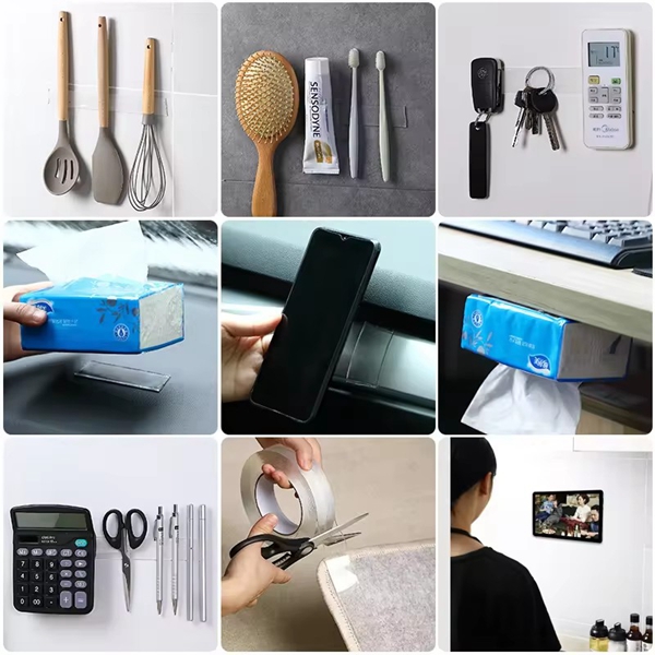 Double sided mesh nano tape application