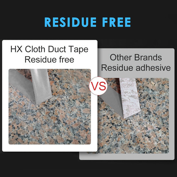 Residue Free White Duct Tape