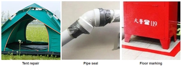 Colored Duct Tape Usage