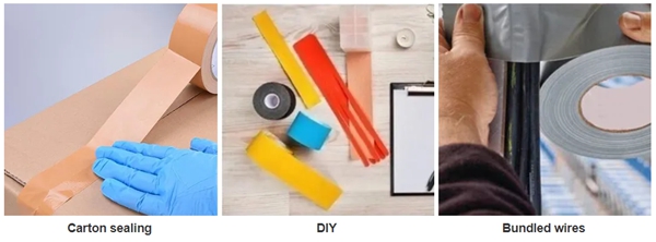 Use of Colored Duct Tape