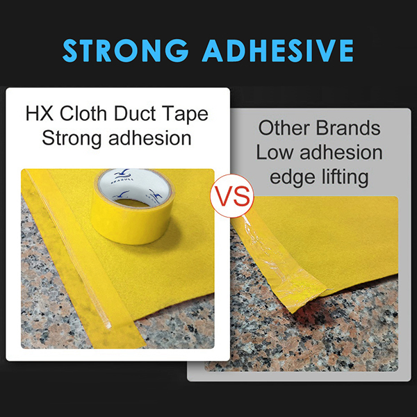 Strong Adhesive Yellow Duct Tape