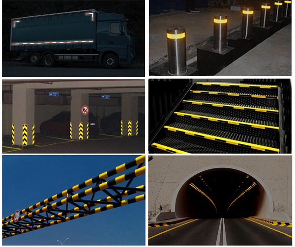 Dot Reflective Tape Application