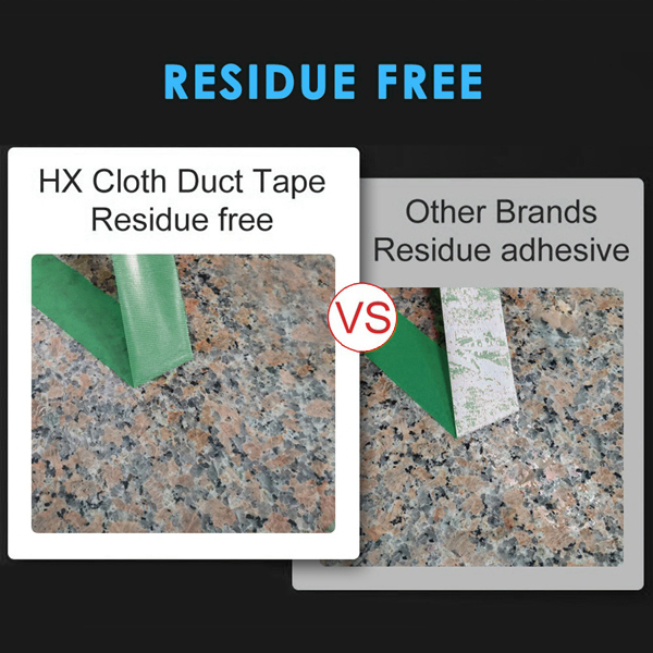 Residue Free Green Duct Tape