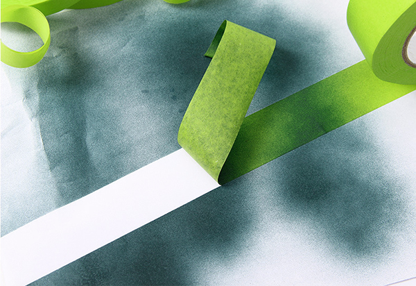 Color Masking Tape Application