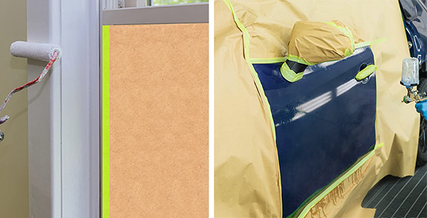 Automotive Masking Paper Application