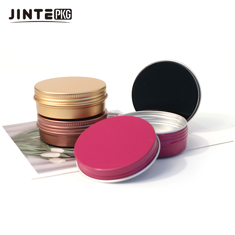aluminum face cream jar