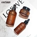 amber dropper glass bottle