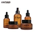 amber dropper glass bottle