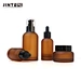 Amber glass dropper bottle