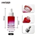 glass bottle and dropper