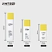 square acrylic bottle airless pump