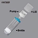 airless pump bottle 50ml