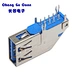 Factory outlet Type A Female 90 Degree DIP USB 3.0
