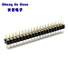 DIP 180° Round Hole Machined Pin Header Connector