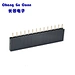 DIP 180° Female Header Socket Connector