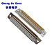 Wholsale D-SUB connector Straight DIP Solder Type Triple Row Male Female Gold Plated d-sub Connector With Punch 62Pin