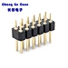 High Quality 2*6P 2.54mm pitch Dual Row Round Hole Machined Pin Header Connector