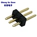 DIP 180° オスピンヘッダーコネクタ