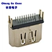 HDMI splint 1.2/1.6 female 19P HD signal transmission plug nickel plated gold plated connector