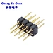 DIP 180° Round Hole Machined Pin Header Connector