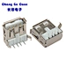 Hot USB 2.0 Female Type A Right Angled Through Hole