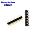 DIP 180° Round Hole Machined Pin Header Connector
