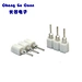 Good Quality 1*3P 2.54mm pitch Single Row DIP 180° Round Hole Machined Female Socket Connector