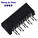 FPC 1.0mm Double sided contact 10pin DIP High temperature resistance FPC Connector