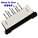 FPC Connector 1.0mm pitch Vertical straight pin FPC socket with lock