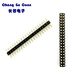 DIP 180° Round Hole Machined Pin Header Connector