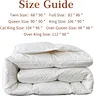 100% Organic Cotton Cover Season Warm White Duvet