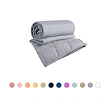 anxiety Insomnia Autism Bamboo Grey Weigted Blanket Adult Weighted Blanket