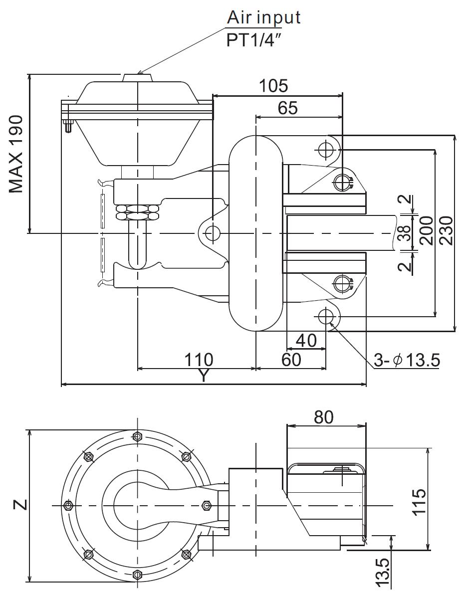 Air disc brake