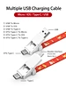 Polyester Lanyard USB Charging Cable